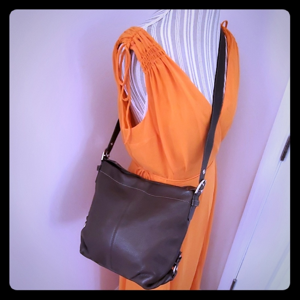 Coach leather hobo bag